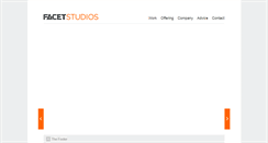 Desktop Screenshot of facetstudios.com